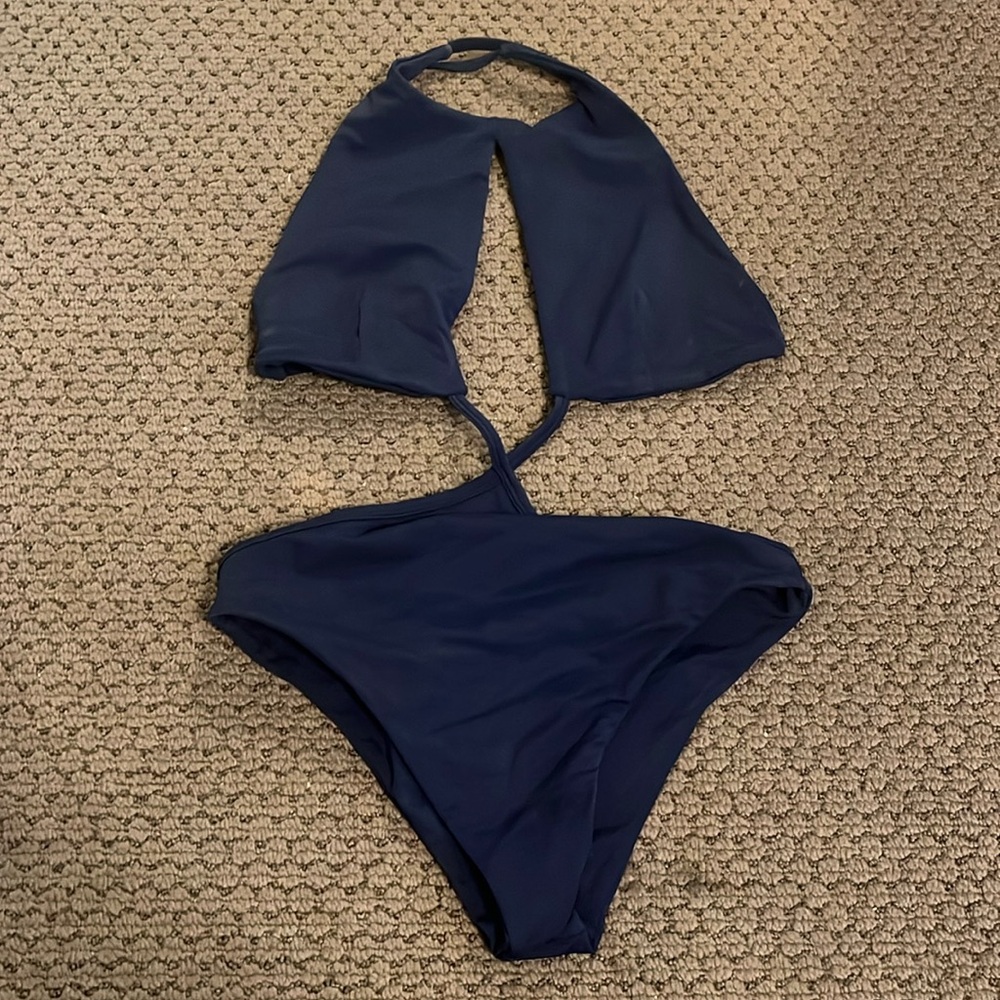 Siempre Golden one piece bathing suit
